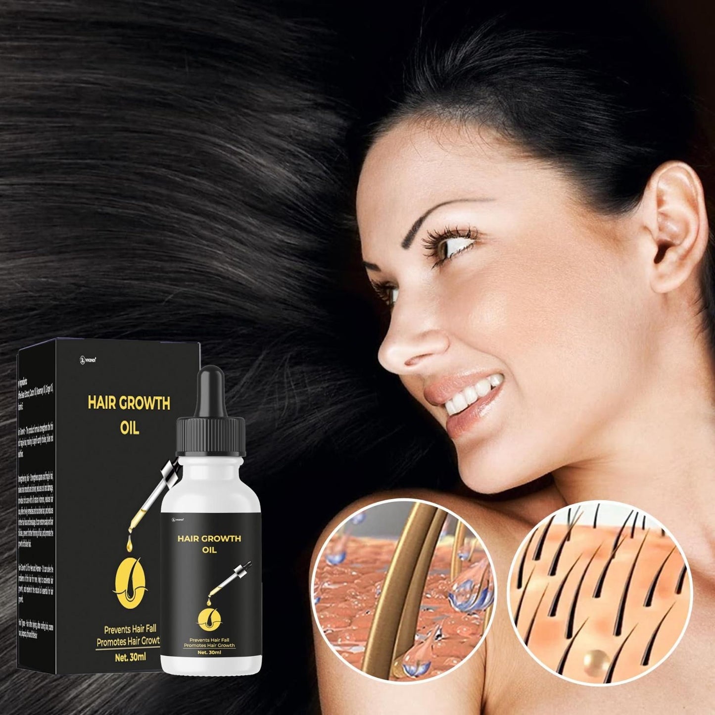 Hair Growth Oil Prevent Hair Fall Promotes Hair Growth 30ML