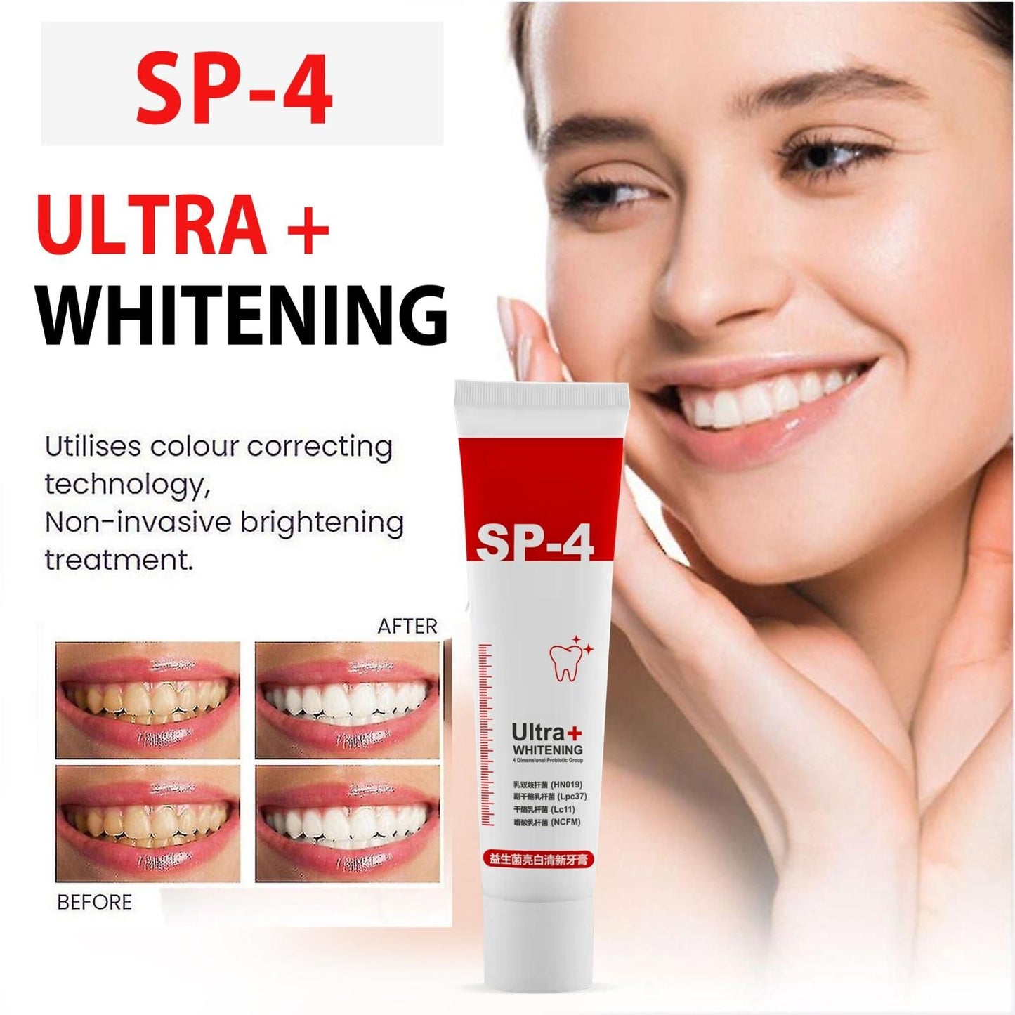 🌟🦷 Probiotic Intensive Teeth Whitening Toothpaste