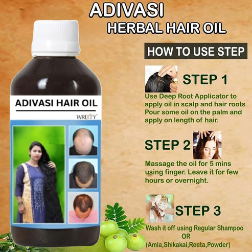 ORIGINAL ADIVASI NEELGIRI HERBAL HAIR OIL -