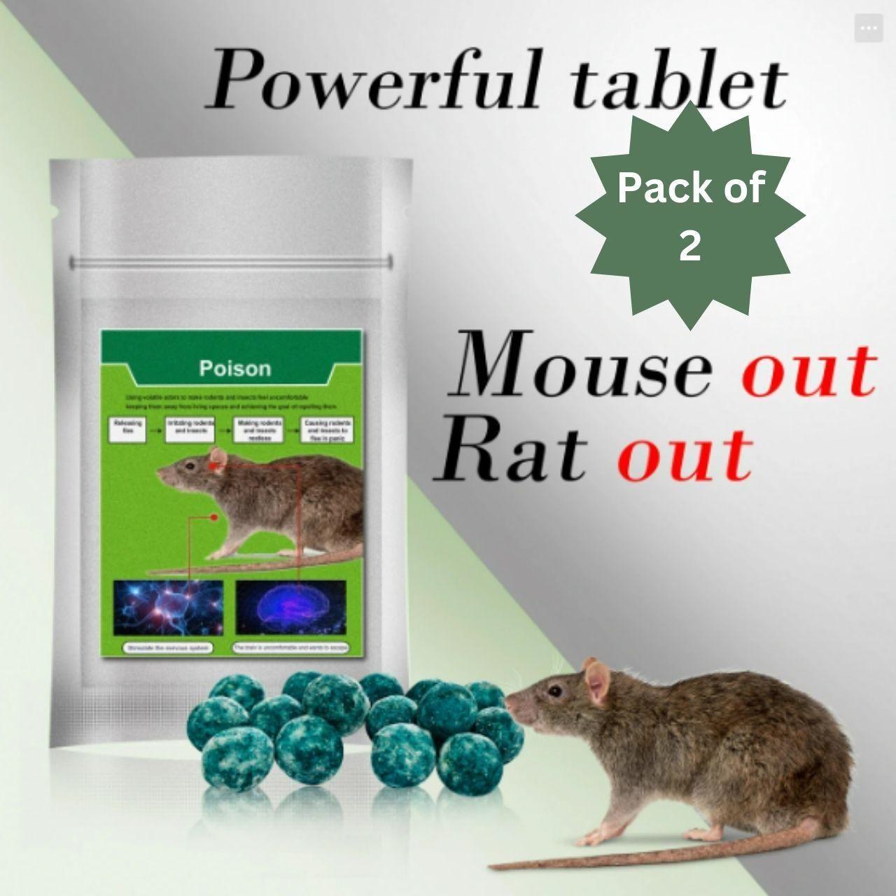 RAT AND INSECT PEST Pellets Pack of 1 ( 30 Goli)