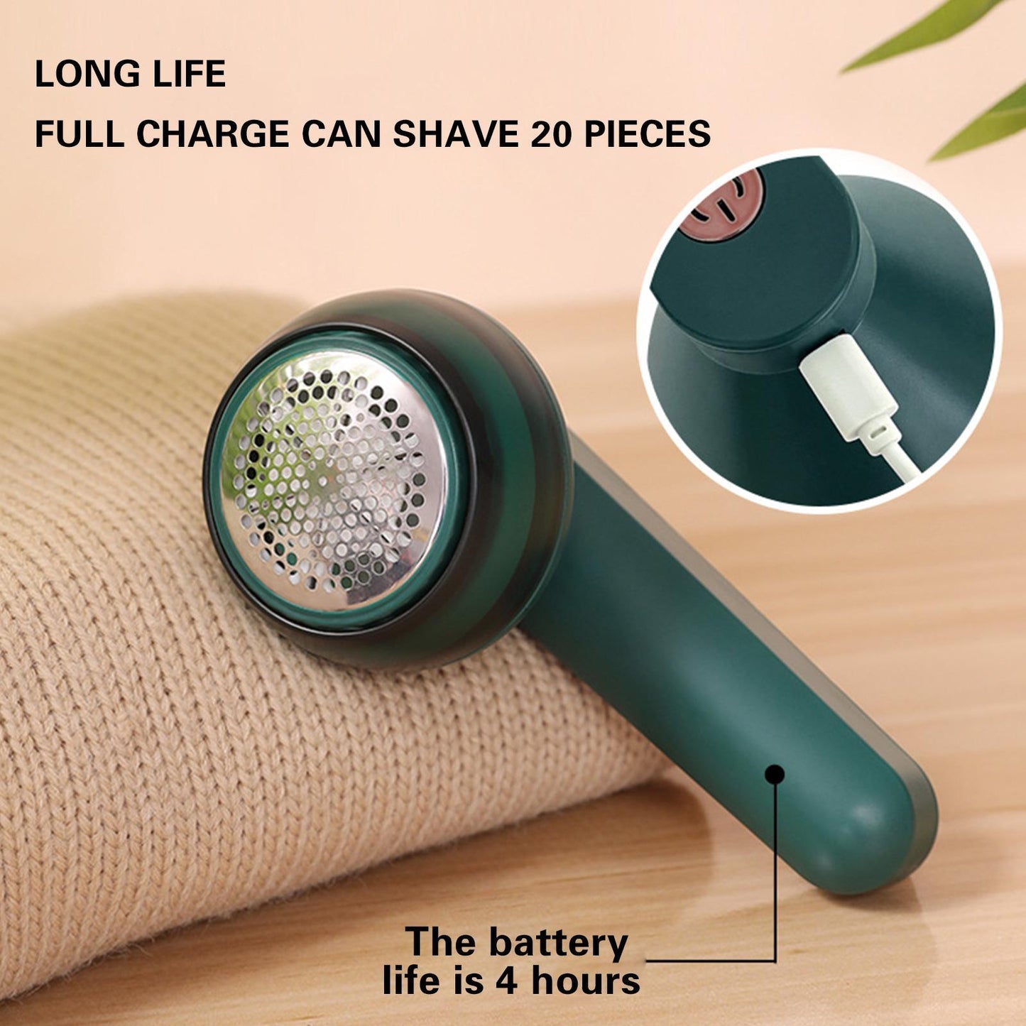 Wireless Lint Remover for Clothes Lint Roller Fabric Shaver Machine Hair Ball Trimmer for Sweaters