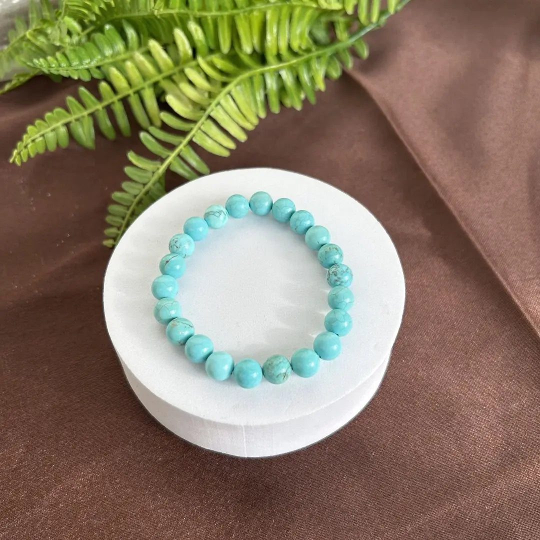 Firoza (Turquoise) Stone-Beads Bracelet